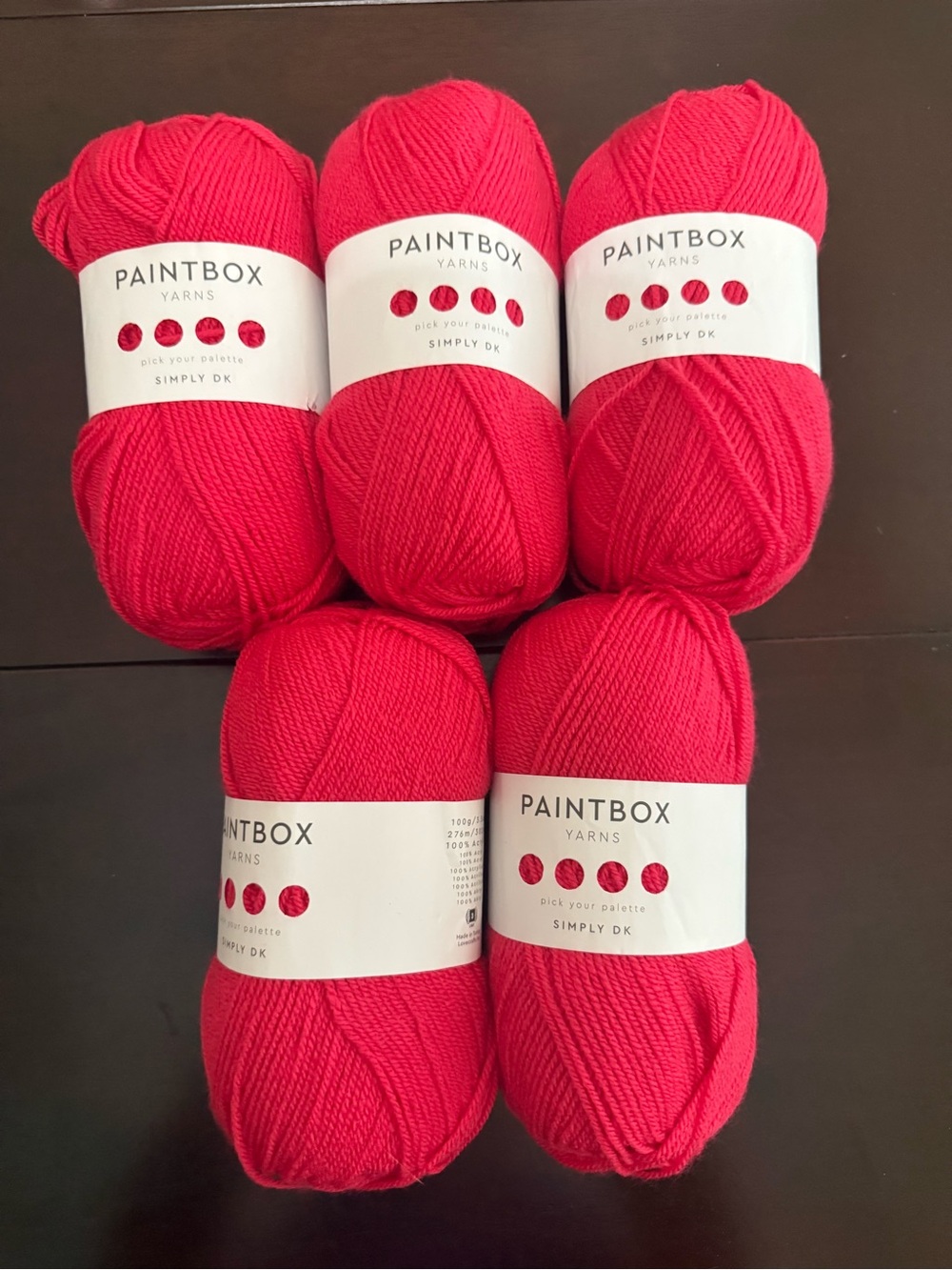 Paintbox Yarns Simply DK - 5 Skeins Lipstick Pink